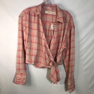 Free people wrap shirt